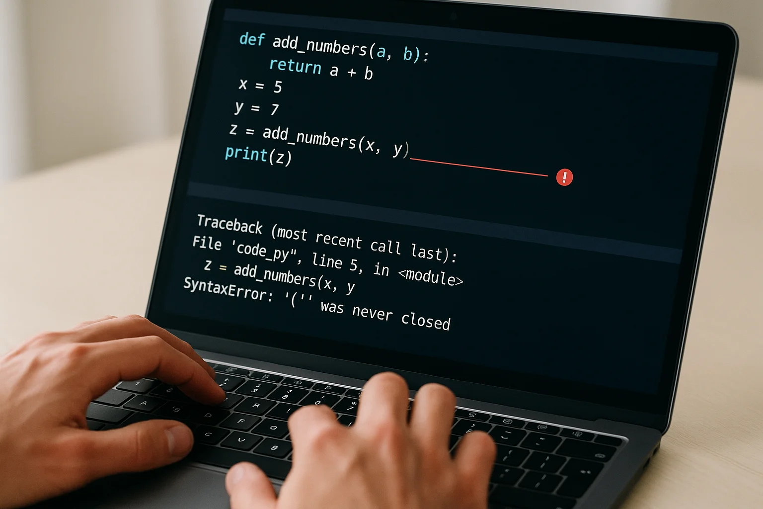 Les erreurs Python fréquentes et comment les corriger