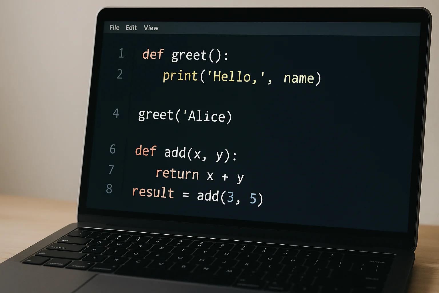 Fonctions en Python débutant : définir, appeler, paramètres