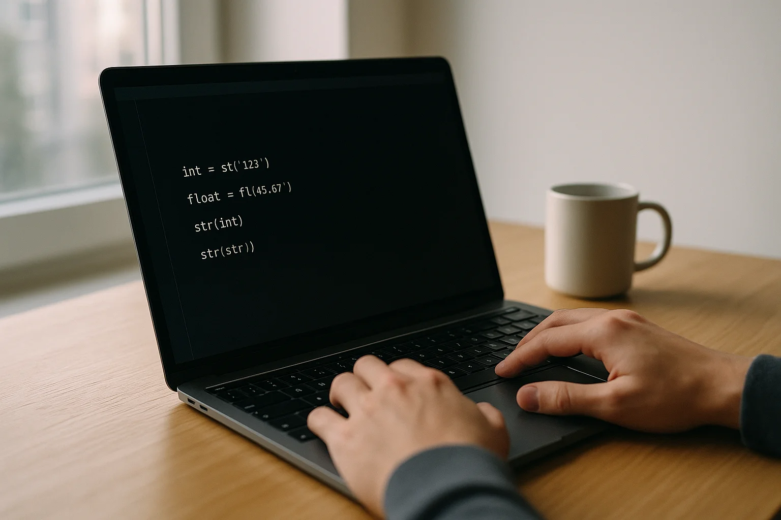 Python débutant : convertir des données avec str(), int()